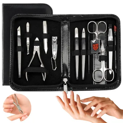 Image de Kit Manucre Pédicure Professionnel 5205 F N , Trousse Manucure Pédicure 13 pièces