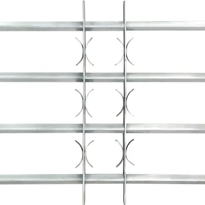 Immagine prodotto di vidaXL Griglia per finestre regolabile con 4 traverse 500-650 mm