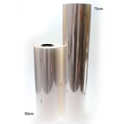 Produktbild von 1000m Blumenfolie B75cm Geschenkfolie Klarsichtfolie Kristallfolie transparent