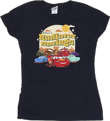 Produktbild von Disney - "Cars Radiator Springs" T-Shirt für Damen BI14028 (M) (Marineblau)