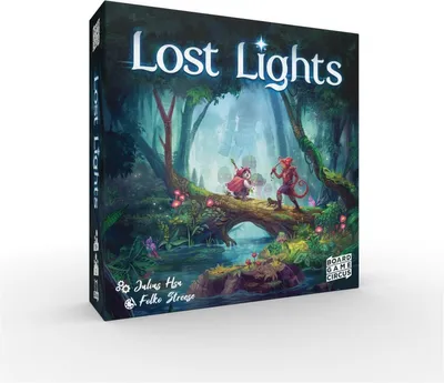 Produktbild von Lost Lights – Zweispieler-Fantasy-Brettspiel mit Tiercharakteren