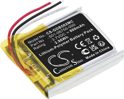Image de TECHTEK Batterie compatible avec [GoPro] Hero 4 Session, Hero 5 Session, HWMR1, HWPR1, CHDHS-101, CHDHS-501 remplace 601-06750-000, pour 601-06750-10