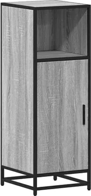 Zdjęcie produktu dla VidaXL 849242, Szary, Dąb, Metal, Drewno, 60 kg, 350 mm, 375 mm, 1000 mm