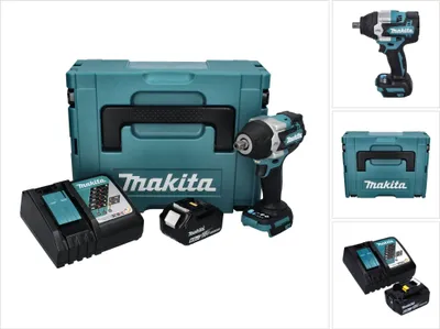 Immagine prodotto di Makita DTW 701 RG1J Avvitatore a impulsi a batteria 18 V 700 Nm 1/2" XPT Brushless + 1x batteria ricaricabile 6,0 Ah + caricabatterie + Makpac