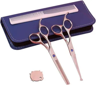 Produktbild von Famanu Haarschneidescheren-Set - Professionelle Schere mit abgerundeten Spitzen