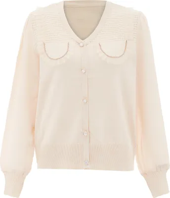 Produktbild von carato damen pullover - wollweiss, XS/S