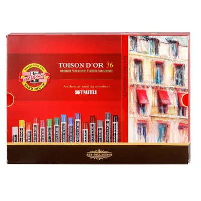 Obrázok produktu pre Toison D'or suché pastely 36 farieb Koh-i-noor