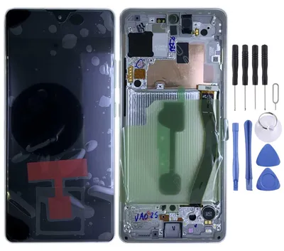 Produktbild von Samsung Display LCD Kompletteinheit für Galaxy S10 Lite G770 GH82-21672B Weiß