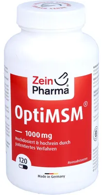 Produktbild von ZeinPharma OptiMSM 1000 mg Kapseln, 120 St. Kapseln