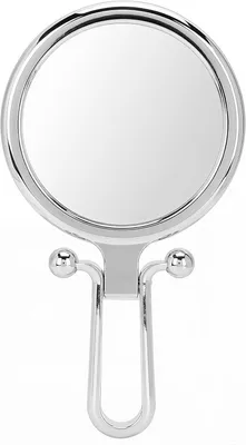 Imagen del producto de Espejo de mano de doble cara, con aumento de 10x, compacto, giratorio 360°, ideal para maquillaje