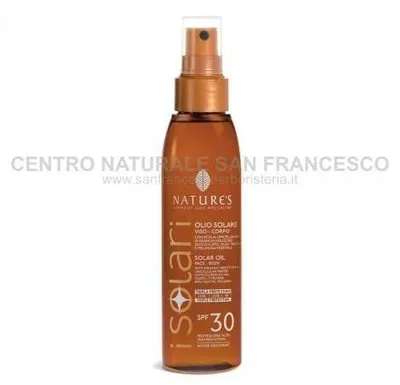 Produktbild von NATURE'S I SOLARI Sonnenöl für Gesicht und Körper, Lichtschutzfaktor 30, 150 ml