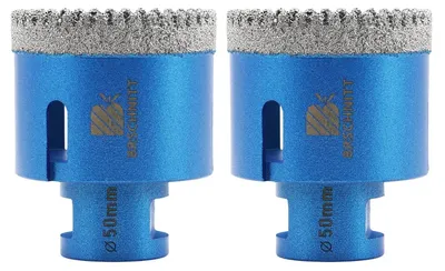 Immagine prodotto di Punte diamantate per trapano da 50 mm, attacco M14, per smerigliatrici angolari, confezione da 2 pezzi