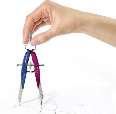 Image de STAEDTLER Zirkel Mars 556 comfort, 125 Mars A blau/lila