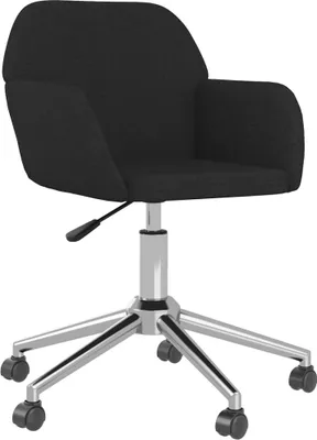 Produktbild von vidaXL Bürostuhl Drehbar Schwarz Stoff