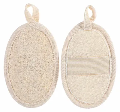Immagine prodotto di Set di 2 spugne di luffa naturale - Esfoliante per il corpo
