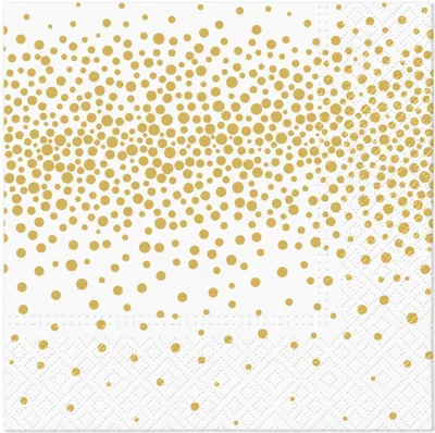 Immagine prodotto di Tovaglioli 33x33 cm - Confetti (gold)