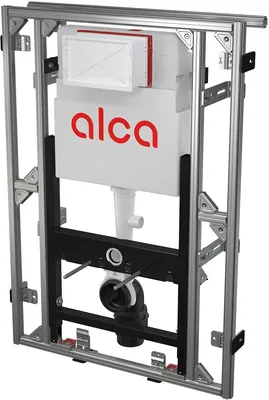 Produktbild von Alcadrain Vorgefertigte Systemwand + Vorwandinstallationssystem