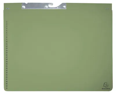 Produktbild von Exacompta Pendelhefter mit 2 Abheftvorrichtungen Grün 275x318mm