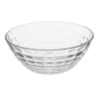 Produktbild von Glas Salatschale 300 ml transparent mit Struktur, Dessertschale, spülmaschinenfest, 1 Stück