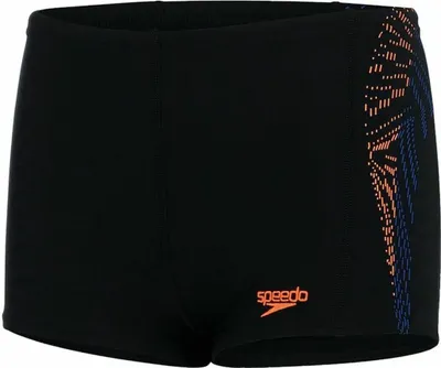Immagine prodotto di Pantaloncini da bagno Speedo, arancioni e neri, per ragazzi, taglia 9-10 anni