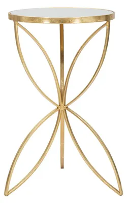 Obrázok produktu pre Mauro Ferretti bočný stolík motýľ Ø 35x60 cm zlatá strieborná