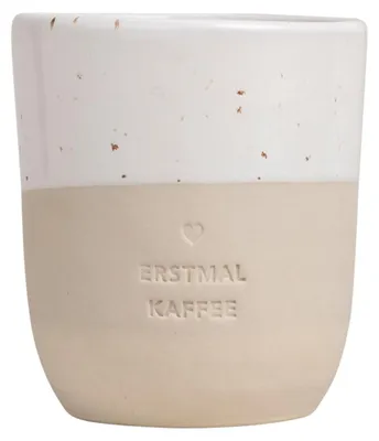 Produktbild von Eulenschnitt Becher Erstmal Kaffee 320ml