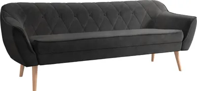 Produktbild von MIRJAN24 Sofa Skand 3, Polstersofa mit Wellenfeder, Holzfüße, Wohnzimmer Kollektion (Farbe: Kronos 34)