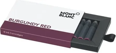 Immagine prodotto di Montblanc® 105199 Cartuccia d'inchiostro - 8 pezzi, rosso bordeaux
