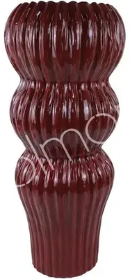 Obrázek produktu pro Keramická váza CAMBODIA, průměr 31 cm, výška 59 cm, červená