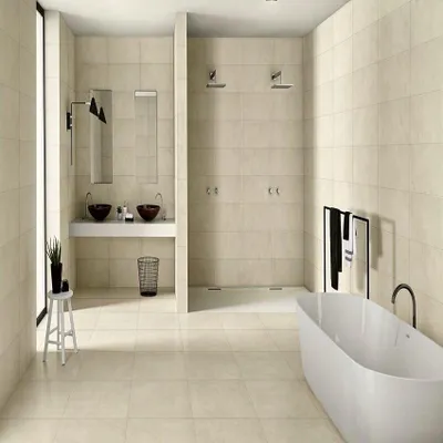 Imagen del producto de CASA39, baldosas con apariencia de piedra, color blanco, 30x60 cm, línea Concept de Margres