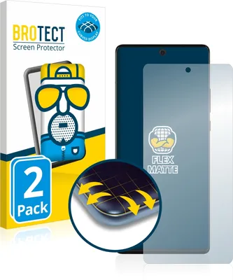 Produktbild von 2x BROTECT Fullscreen Schutzfolie für Motorola Edge 30 Ultra Displayschutz Folie Fullcover Matt Entspiegelungsfolie