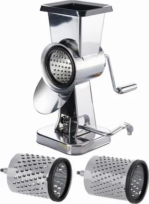 Produktbild von Westmark 971-72260 Mandelmühle EXKLUSIVE mit 2 Trommeln, Edelstahl, silber