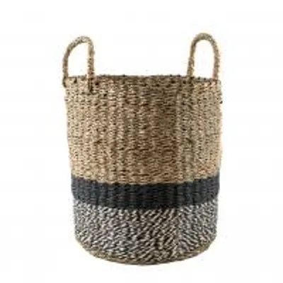 Immagine prodotto di H&H Cesto In Seagrass Con Manici Cm 28X30H