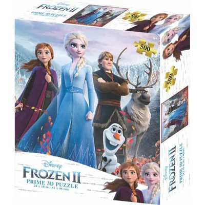 Produktbild von Disney Pixar Gefrorenes Lentikular-Puzzle Disney Pixar Gefrorene Charaktere