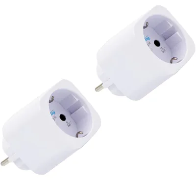 Zdjęcie produktu dla Shelly Plug M Gen3, biały, zestaw 2 sztuk, inteligentne gniazdko z pomiarem zużycia energii