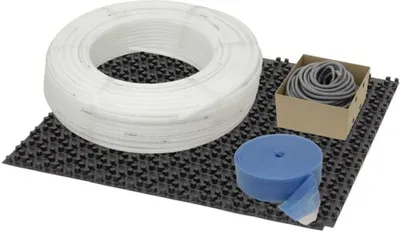 Produktbild von 70 m² Set Noppensystem 35 mm WLG 040 16x2 PE-RT Rohr Raster 10 cm + Zubehör