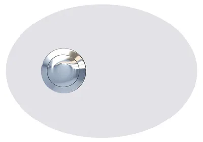 Produktbild von Türklingel Ellipse in Weiß