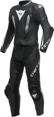 Obrázek produktu pro Dvoudílná kožená kombinéza Dainese Laguna Seca 5 černá / černá / bílá 56
