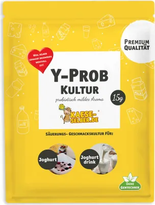 Produktbild von Y-PROB Joghurtkultur - probiotischer Joghurt mildes Aroma