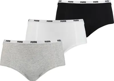 Produktbild von PUMA MINI SHORT 3P PACK - white / grey / black (015) - L