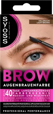 Produktbild von Syoss Augenbrauen Kit, Augenbrauenfarbe 5-1 Hellbraun, 17 ml, für natürlichen Look