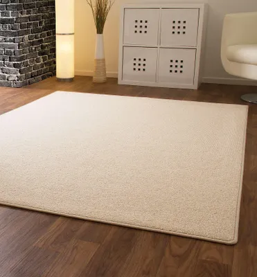 Produktbild von Designer Teppich Modern Berber Wellington in Sand, Größe: 80x300 cm