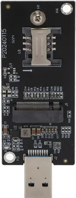 Obrázek produktu pro Síťová karta NGFF M.2 KeyB na USB3.0 4G 5G WWAN Module Adaptér se slotem pro SIM 2 antény