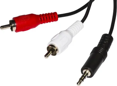 Immagine prodotto di Link Accessori LKC3518, 3,5 mm, maschio, 2 x RCA, maschio, 1,8 m, nero