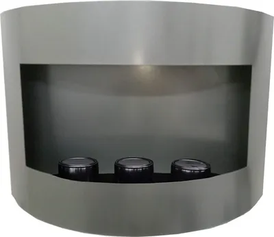 Produktbild von Gelkamin Ethanolkamin Modell Marseille Deluxe Silber