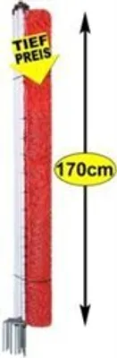 Produktbild von 25M Elektrozaun-Netz, Euro, 170Cm, 2 Spitzen