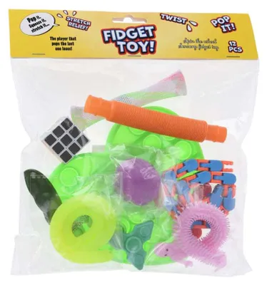 Immagine prodotto di Set di giocattoli Fidget colorati e sensoriali 12 pezzi