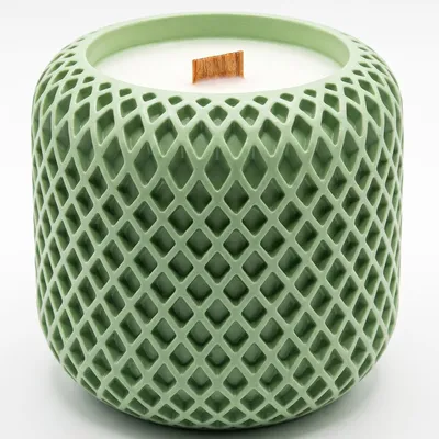 Immagine prodotto di Candela Mosaico Verde - Prugna Selvatica, Rosa e Patchouli | NOBAMO KP40332