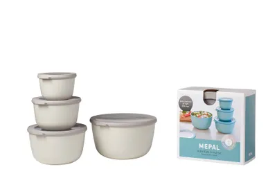 Obrázok produktu pre Mepal sada cirqula rund 4-tlg (500+1000+2000+3000)- severská biela 106233032500