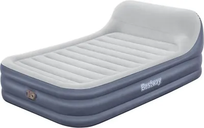 Produktbild von Luftmatratze, BESTWAY 67923, Tritech SleekFlow, 2 Personen, 226 x 152 x 84 cm, Integrierte Pumpe, Mit Kopfteil